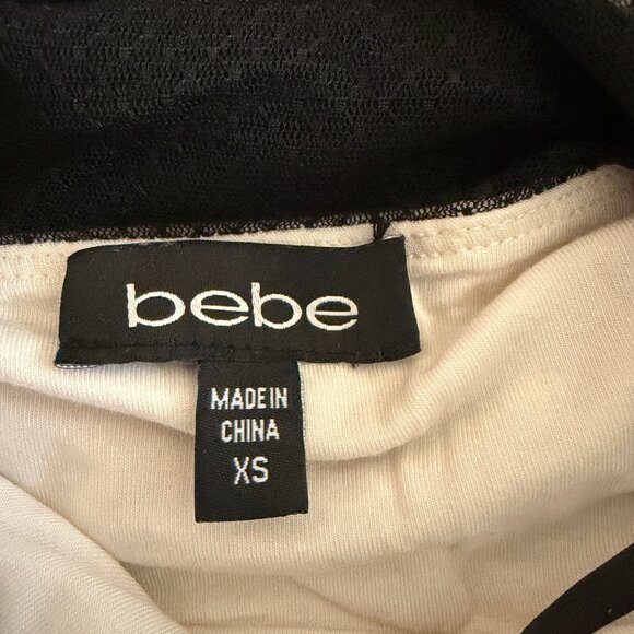 Bebe Tops Bundle – 4 Stylish Tops (XS/S) – Lace, Draped, Metallic Knit, Mesh - Picture 13 of 16
